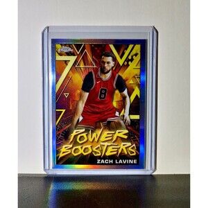 Zach Lavine 2023-24 Topps Chrome NBA #PB-3 Power Boosters Refractor Card Bulls